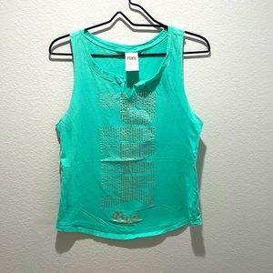 Pink V-Neck Tank Top